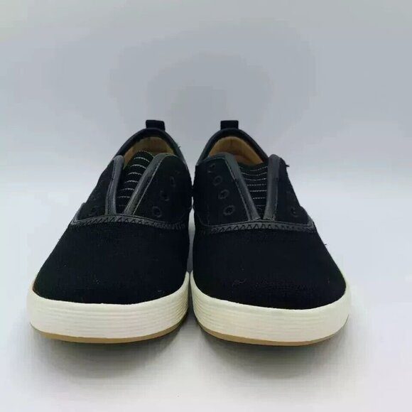 Comfortiva Shoes Womens Size 8 M Black Lithia Slip On Canvas Comfort Sneakers - Picture 3 of 11